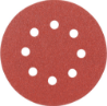 Afbeeldingen van Kelfort schuurschijf 125mm rood 10st 8 gaten