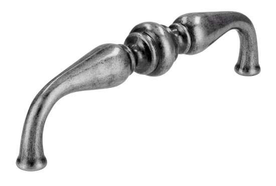 Afbeeldingen van Siro Meubelgreep metaal - boorafstand 96mm/L 105mm/H 30mm/B 17mm - tin 