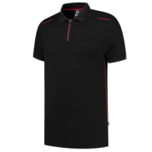Afbeeldingen van Tricorp poloshirt Accent - maat 3XL - zwart/rood  