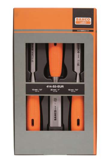 Afbeeldingen van Bahco steekbeitelset 414 12-18-25mm