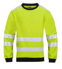 Afbeeldingen van Snickers Workwear Micro Fleece Sweater High visibility 8053