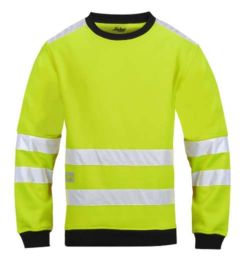 Afbeeldingen van Snickers Workwear Micro Fleece Sweater High visibility 8053