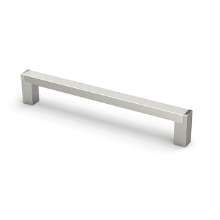 Afbeeldingen van Hettich Greep Bermeo, boorafstand 96, L 109 mm, B 12 mm, H 32 mm, roestvrij staal finish geborsteld