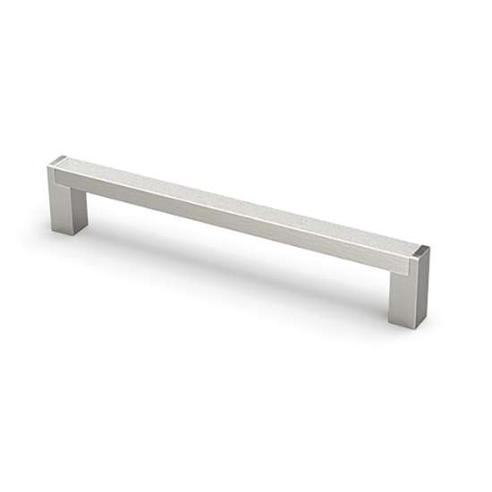 Afbeeldingen van Hettich Greep Bermeo, boorafstand 96, L 109 mm, B 12 mm, H 32 mm, roestvrij staal finish geborsteld