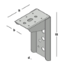 Afbeeldingen van GB Heavy Load 100x170 65x2 Sendzimir Verzinkt "dicht"