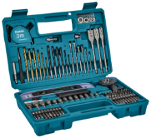 Afbeeldingen van Makita boor/bitset - 102 delig