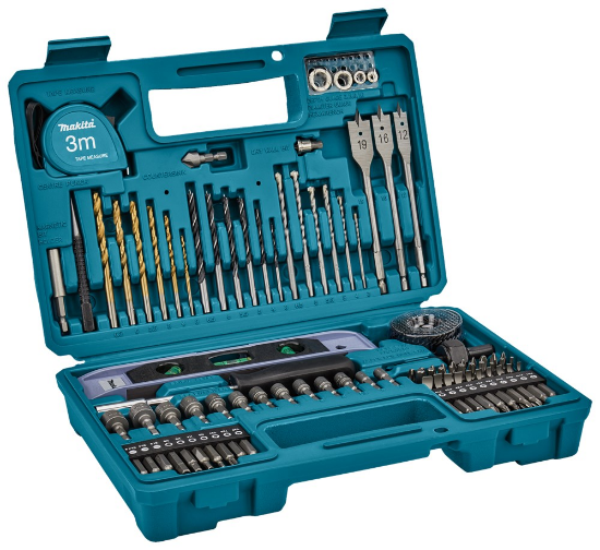 Afbeeldingen van Makita boor/bitset - 102 delig