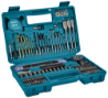 Afbeeldingen van Makita boor/bitset - 102 delig