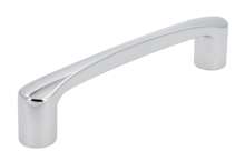 Afbeeldingen van Siro Meubelgreep metaal - boorafstand 128mm/L 147mm/H 34mm/B 19mm - chroom glanzend 