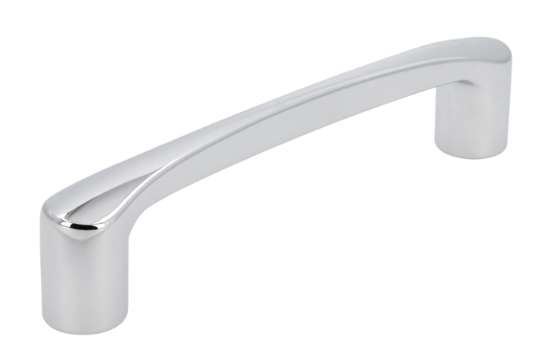 Afbeeldingen van Siro Meubelgreep metaal - boorafstand 128mm/L 147mm/H 34mm/B 19mm - chroom glanzend 