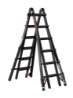 Afbeeldingen van Altrex vouwladder Velocity Black Pro - 4x6 sporten - 7.68 meter werkhoogte