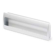Afbeeldingen van Hettich greep om in te laten Misnia, boorafstand 96, L 116 mm, B 54 mm, H 18,5 mm, Aluminiumkleurig