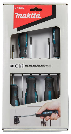 Afbeeldingen van Makita Schrdraaierset 5-dlg B Torx E-13530