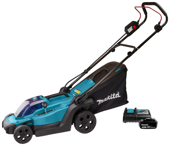 Afbeeldingen van Makita Grasmaaier DLM330RT - LXT 18V 1x 5.0Ah accu - 33cm Inclusief snellader in doos 
