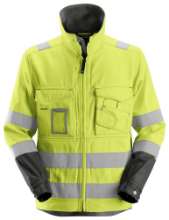 Afbeeldingen van Snickers jacket 1633-6674 maat 3XL High Visibilty geel