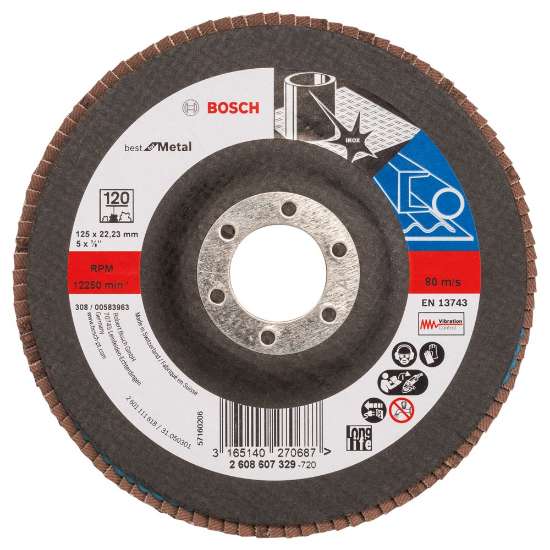 Afbeeldingen van Bosch Lamellenschuurschijf X571, Best for Metal