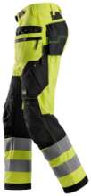 Afbeeldingen van Snickers werkbroek 6932-6604  geel