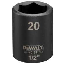 Afbeeldingen van DeWALT Impact dop 1/2" DT7538