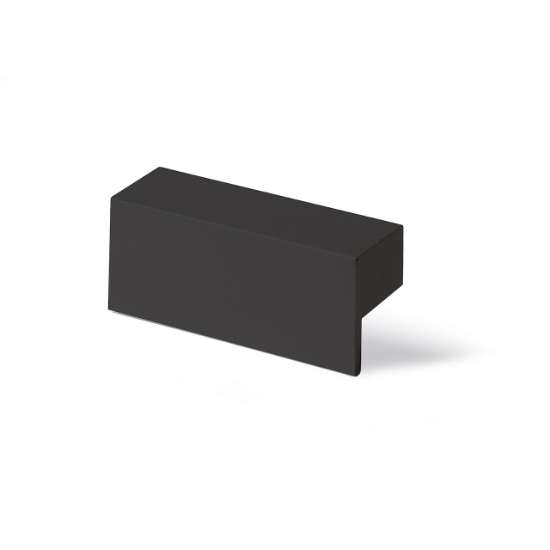 Afbeeldingen van Hettich Greep Trani, boorafstand 32, L 52 mm, B 26 mm, H 16 mm, mat zwart