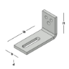 Afbeeldingen van GB Hoekanker zwaar type 7 70x120 50x8 Thermisch Verzinkt