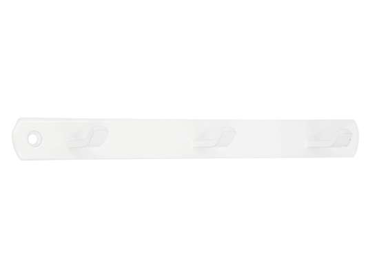 Afbeeldingen van Siro Sleutelhouder metaal - boorafstand 181mm/L 201mm/H 31mm/B 20mm - wit 