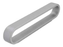 Afbeeldingen van Siro Meubelgreep metaal - boorafstand 96mm/L 140mm/H 32mm/B 15mm - aluminium 