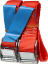 Afbeeldingen van Kelfort Spanband - 25mm x 1.0 meter - met klemgesp 2 stuks 