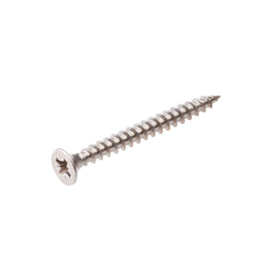 Afbeeldingen van spaanplaatschroef - Ø3.0x16mm PZ-1 - platkop RVS-A2 