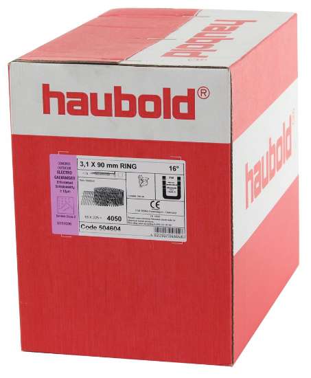 Afbeeldingen van Haubold spoelnagel CW ring verz 12mµ serviceklasse 2