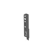 Afbeeldingen van Hettich Achterwandverbinder ArciTech  186 mm, antraciet, links
