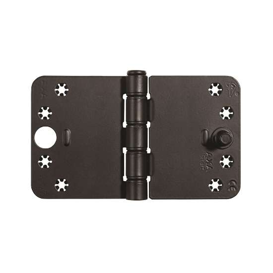 Afbeeldingen van Axa Veiligheids glijlager scharnier - 3mm 89x125 - rondhoek 