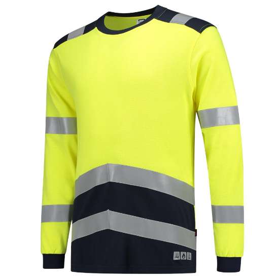 Afbeeldingen van Tricorp T-Shirt multinorm bicolor 103003 Geel Ink 3XL