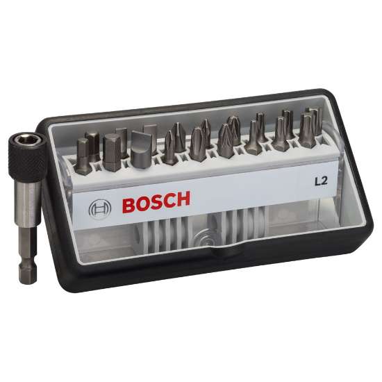 Afbeeldingen van Bosch 18+1-delige Robust Line bitset L Extra Hard