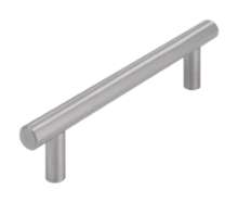 Afbeeldingen van Siro Meubelgreep metaal - boorafstand 96mm/L 128mm/H 31mm/B 10mm RVS 