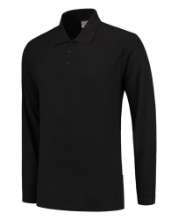 Afbeeldingen van Tricorp polo Shirt lange mouw PPKL180 201008 Zwart S