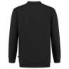 Afbeeldingen van Tricorp polo sweater boord 60°c wasbaar 301016 Zwart 5XL