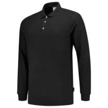 Afbeeldingen van Tricorp poloshirt lange mouw 201017 - maat XXS - zwart 