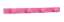 Afbeeldingen van Siro Haaklijst hout - boorafstand 490mm/L 520mm/H 62mm/B 40mm beuken roze gelakt 