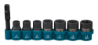 Afbeeldingen van Makita krachtdoppenset E-12289 - 1/4'' - 8 delig 