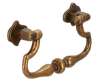Afbeeldingen van Siro Hangende handgreep metaal - boorafstand 64mm/L 84mm/H 17mm/B 48mm - antiek messing 