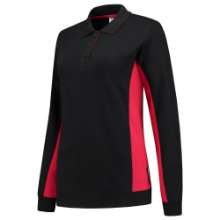 Afbeeldingen van Tricorp polosweater 302002 - maat 5XL - zwart/rood 