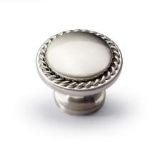 Afbeeldingen van Hettich Knop Salemi, H 23 mm, ø 30 mm, roestvrij staal finish geborsteld
