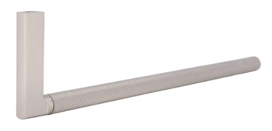 Afbeeldingen van Siro Garderobe element metaal - L 250mm/H 60mm/B 12mm mat RVS effect 