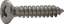 Afbeeldingen van Plaatschroef Rvs    5.5X38  Lk D7983Ch A