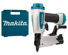 Afbeeldingen van Makita pin tacker AF353 - 8 bar 23Ga - inclusief olie en veiligheidsbril in koffer 