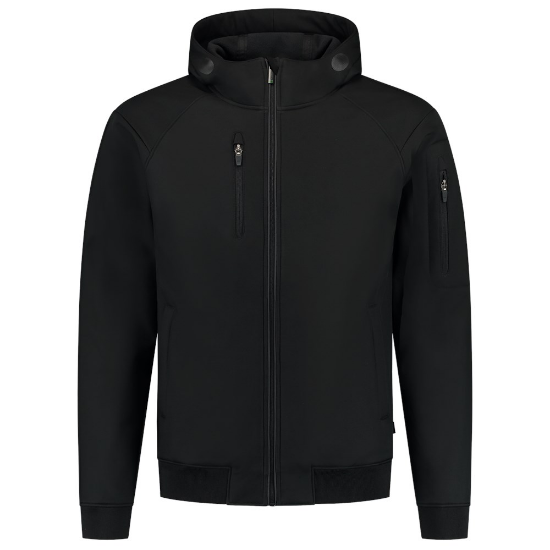 Afbeeldingen van Softshell Bomber Capuchon RE2050