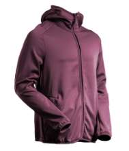 Afbeeldingen van Mascot fleecetrui met capuchon - maat 4XL - bordeaux