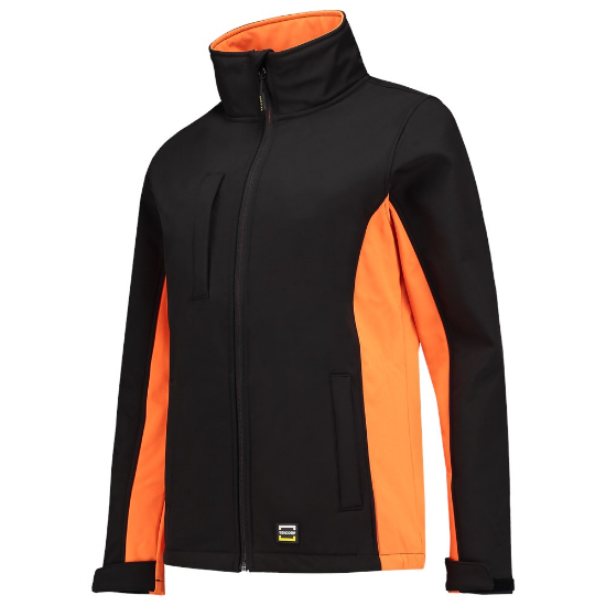 Afbeeldingen van Tricorp softshell jack 402008 - maat 4XL - zwart/oranje 