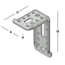 Afbeeldingen van GB XL-Hoek 100x150 70x4 Sendzimir Verzinkt
