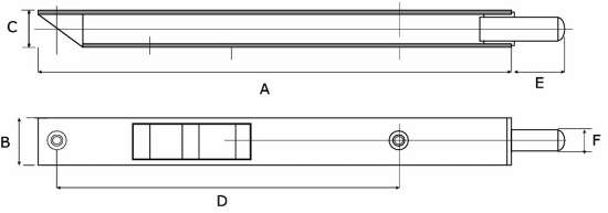 Afbeeldingen van Bascule kantschuif dicht 876 geg.
